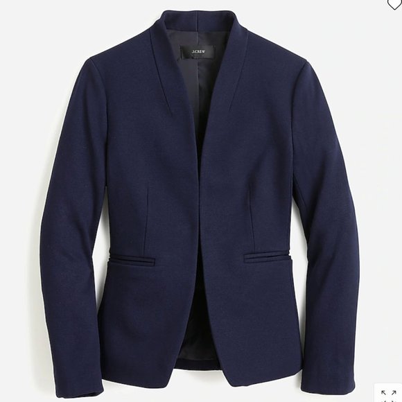 J Crew Going-out blazer in stretch twill navy blue jacket